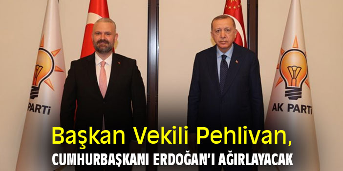 Başkan Vekili Pehlivan, Cumhurbaşkanı Erdoğan'ı ağırlayacak