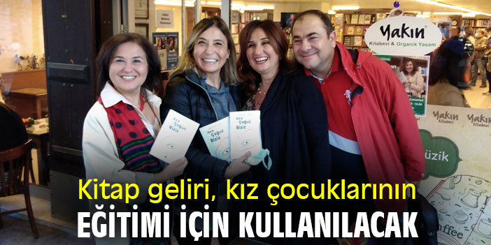Kitap geliri, kız çocuklarının eğitimi için kullanılacak