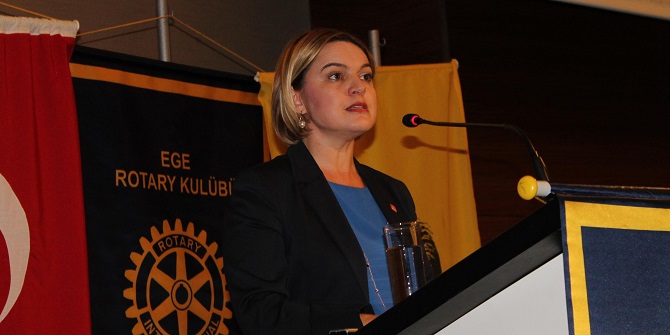 Selin Sayek Böke Rotaryenlerin konuğu oldu