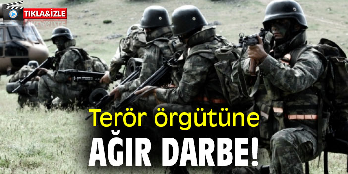 Terör örgütüne ağır darbe!