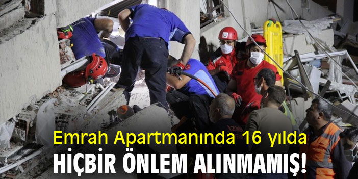 Emrah Apartmanında 16 yılda hiçbir önlem alınmamış!