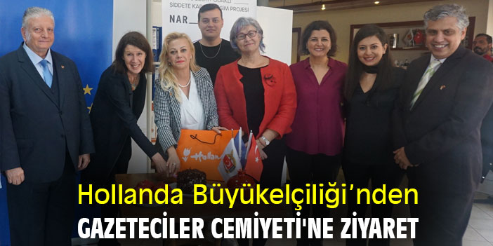 Hollanda Büyükelçiliği'nden Gazeteciler Cemiyeti'ne ziyaret