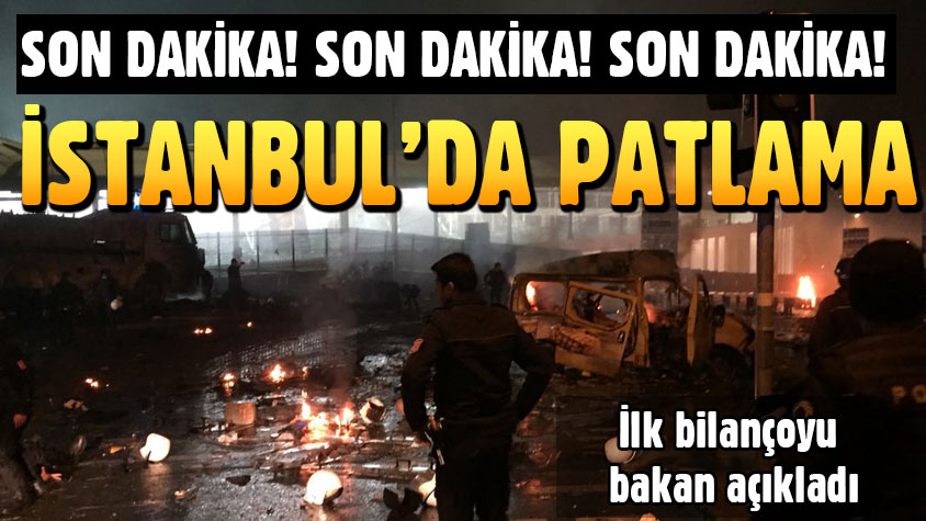 İstanbul Beşiktaş'ta patlama