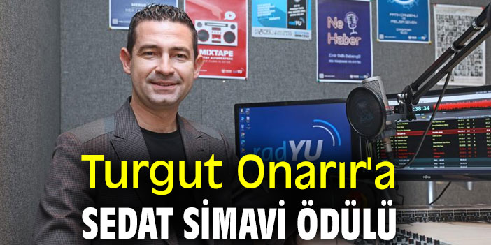 Turgut Onarır'a Sedat Simavi Ödülü
