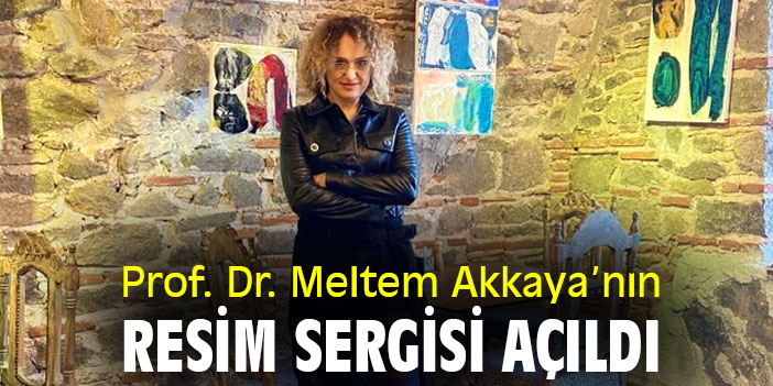 Prof. Dr. Meltem Akkaya’nın resim sergisi açıldı