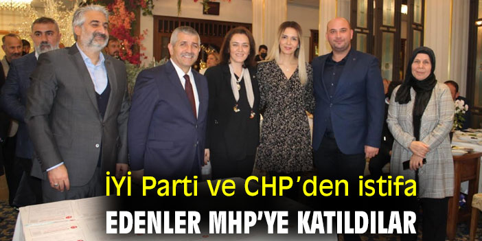 İYİ Parti ve CHP’den istifa edenler MHP’ye katıldılar
