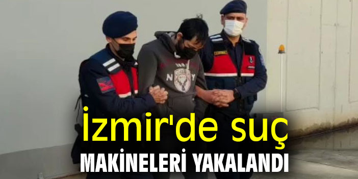 İzmir'de suç makineleri yakalandı