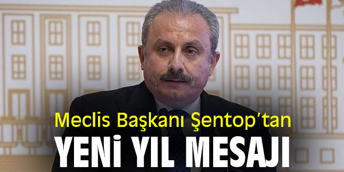 Meclis Başkanı Şentop’tan yeni yıl mesajı