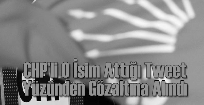 CHP'li İsim Attığı Tweetin Ardından Gözaltına Aldı