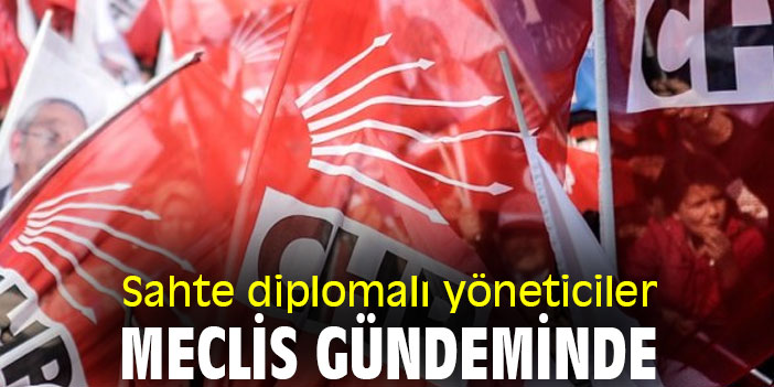 Sahte diplomalı yöneticiler, Meclis gündeminde