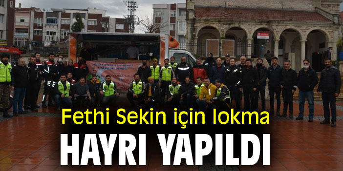Fethi Sekin için lokma hayrı yapıldı