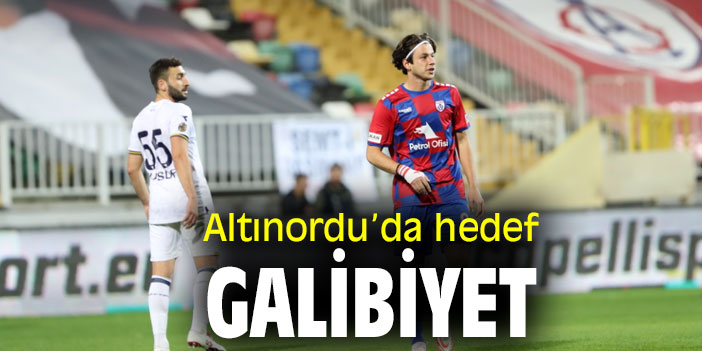 Altınordu’da hedef galibiyet