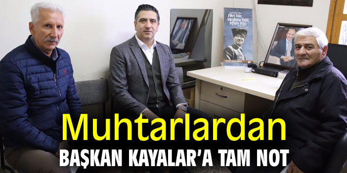 Başkan Kayalar, muhtarlarla bir araya geldi!