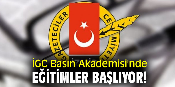İGC Basın Akademisi'nde eğitimler başlıyor!