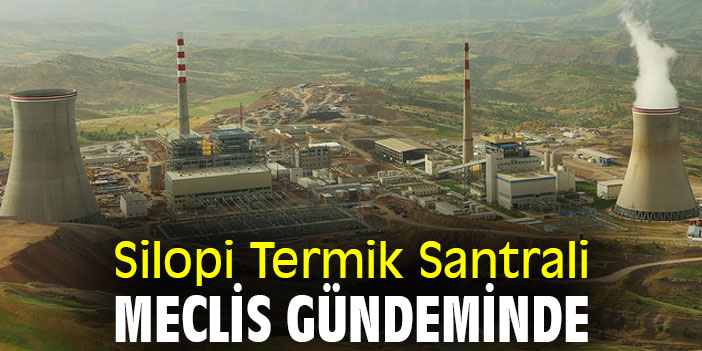 Silopi Termik Santrali Meclis gündeminde