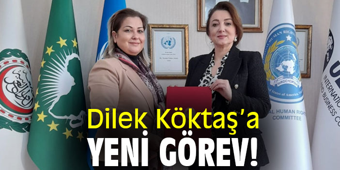 Dilek Köktaş'a yeni görev!