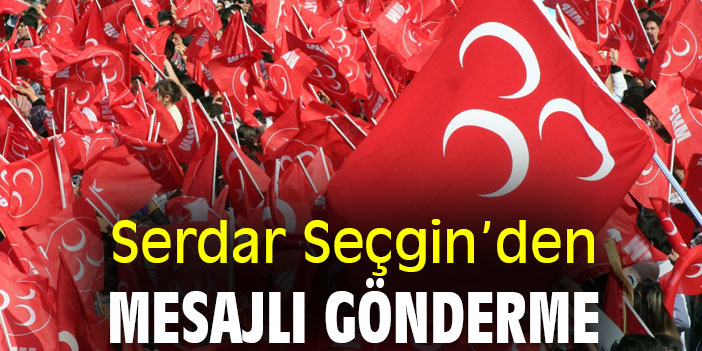 Serdar Seçgin’den mesajlı gönderme