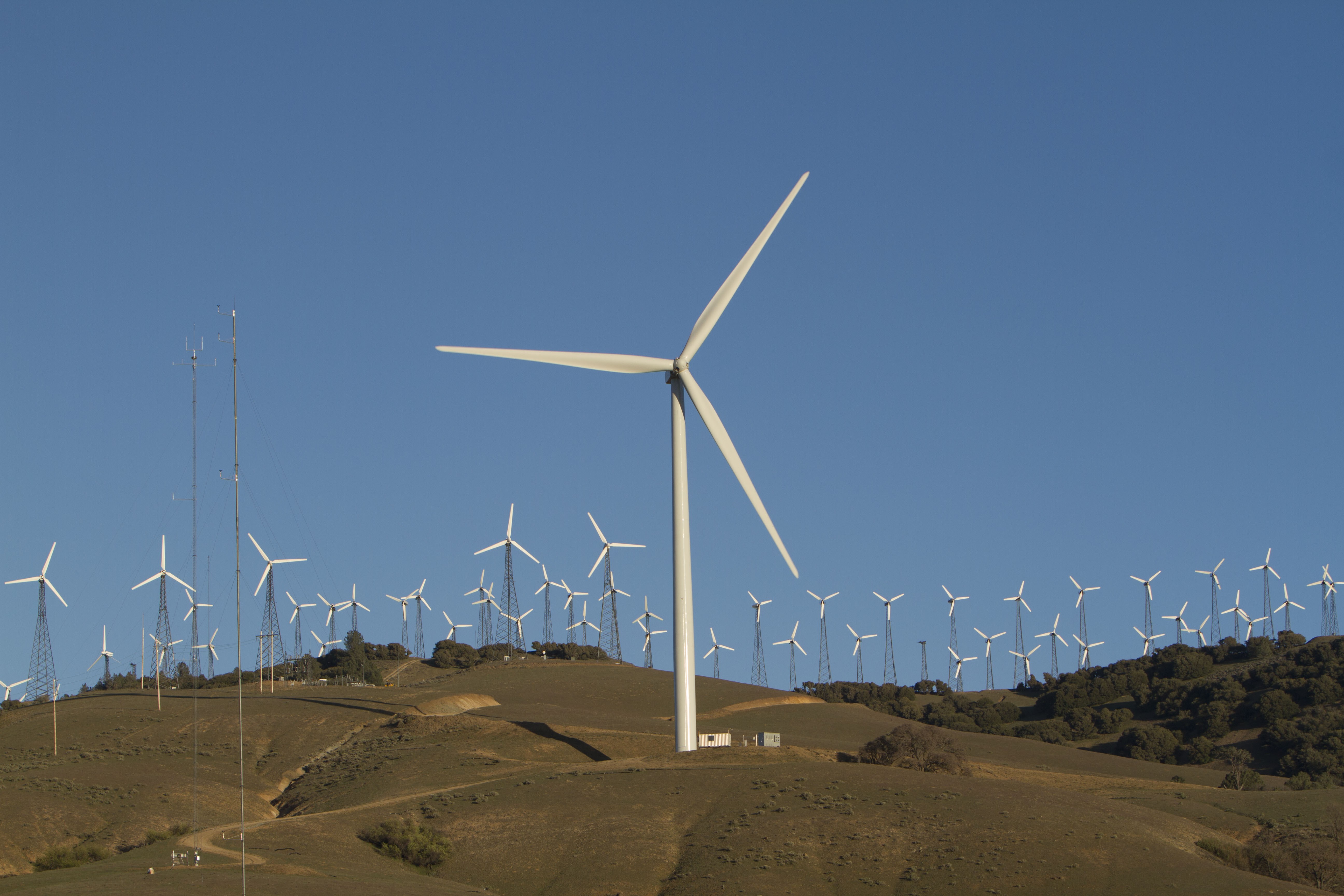 Фото ветряные турбины
