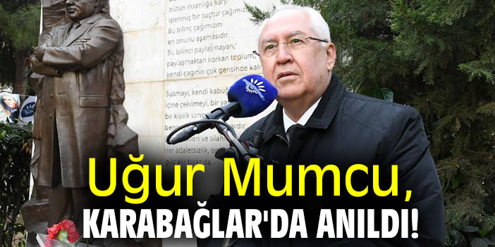 Uğur Mumcu, Karabağlar'da anıldı!