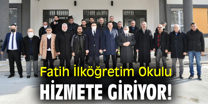 Fatih İlköğretim Okulu hizmete giriyor!