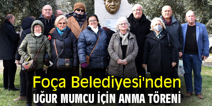 Foça Belediyesi'nden Uğur Mumcu için anma töreni