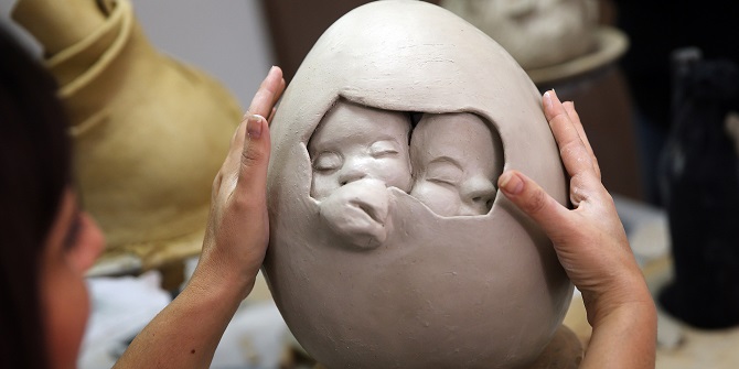 Çamur, sanat eserine dönüşüyor