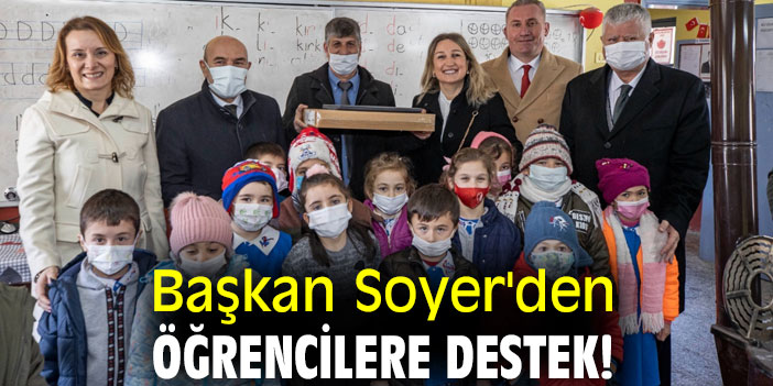 Başkan Soyer'den öğrencilere destek!