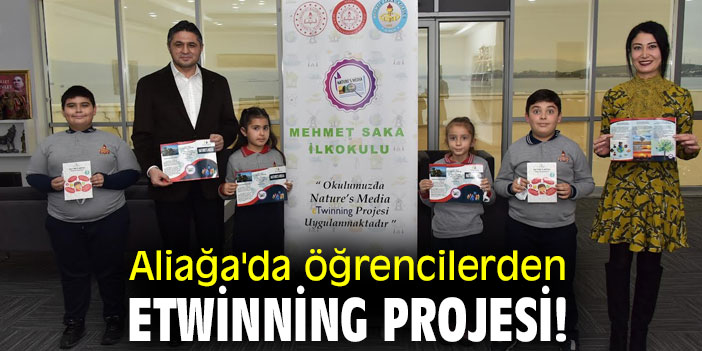 Aliağa'da öğrencilerden eTwinning projesi!
