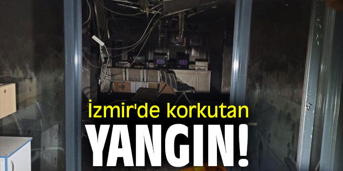 İzmir'de korkutan yangın!