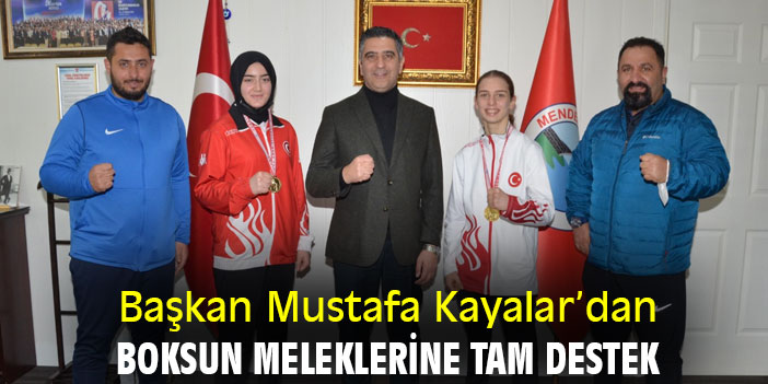 Başkan Mustafa Kayalar’dan Boksun Meleklerine tam destek