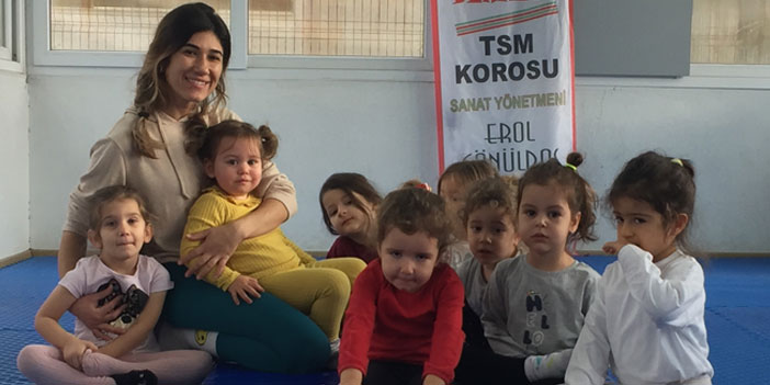 Geleceğin sporcularını yetiştiriyorlar!