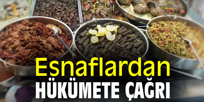 Esnaflardan hükümete çağrı