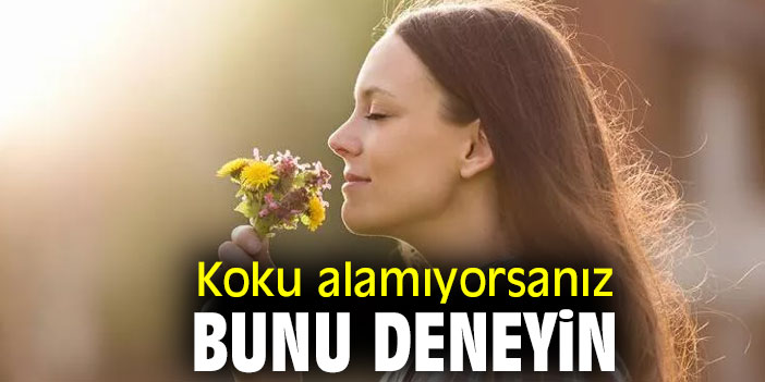 Uzmanı açıkladı! Koku alamıyorsanız bunu deneyin!