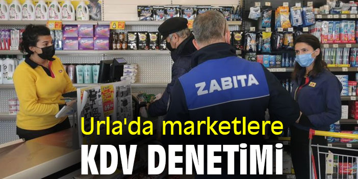 Urla'da marketlere KDV denetimi