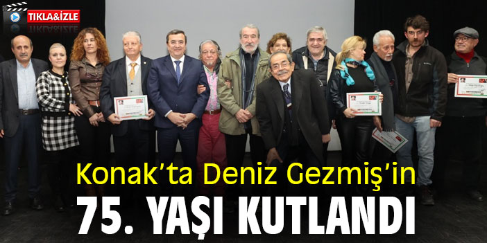 Konak’ta Deniz Gezmiş’in 75’inci yaşı kutlandı