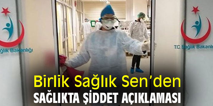 Birlik Sağlık Sen'den sağlıkta şiddet açıklaması