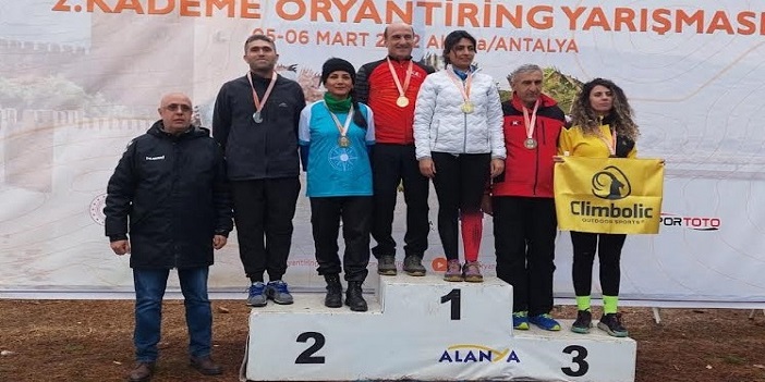 Bostanlıspor Oryantiringde Türkiye İkincisi