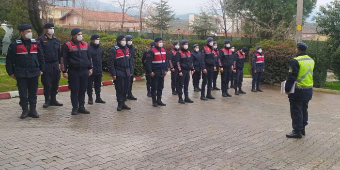 Jandarmadan personellere trafik eğitimi!