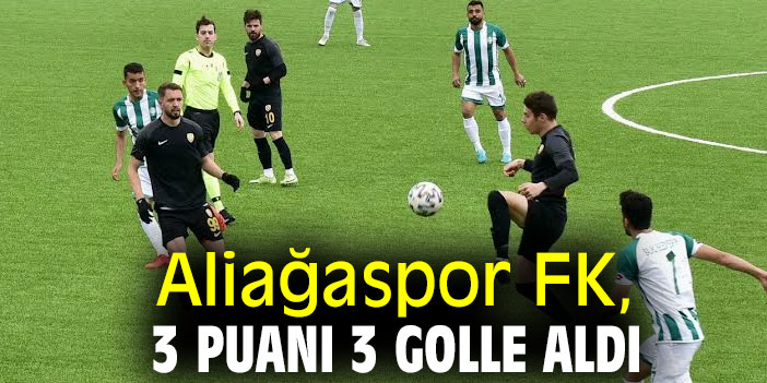Aliağaspor FK, Salihli Belediyespor'u mağlup etti