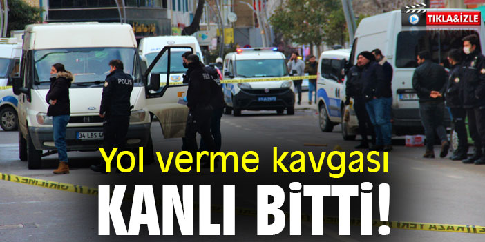 Yol verme kavgası kanlı bitti!