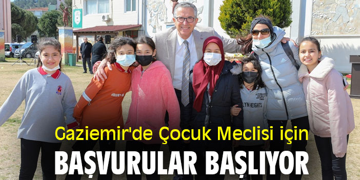 Gaziemir'de Çocuk Meclisi için başvurular başlıyor
