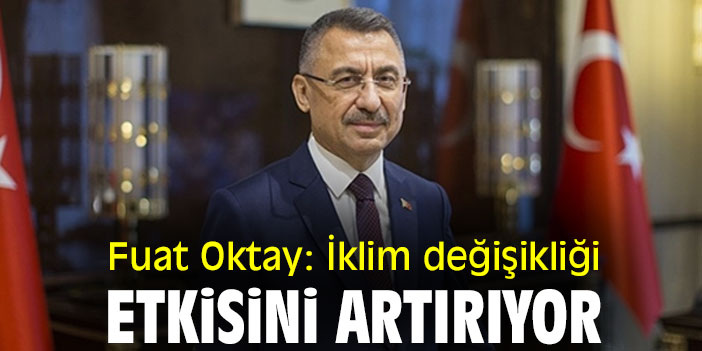 Fuat Oktay: İklim değişikliği etkisini artırıyor