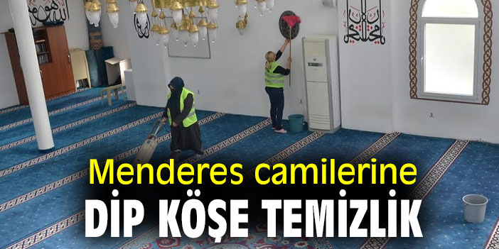Menderes camilerine dip köşe temizlik