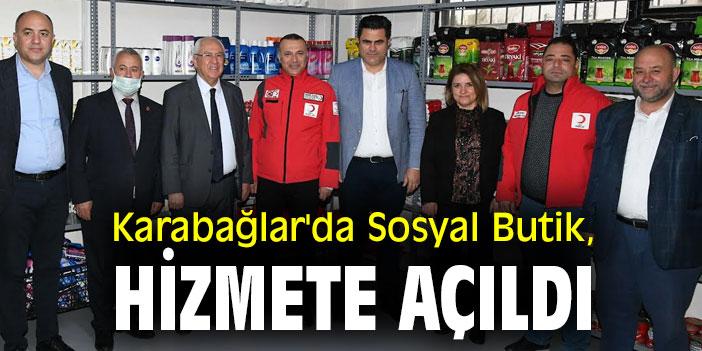 Karabağlar'da Sosyal Butik, hizmete açıldı