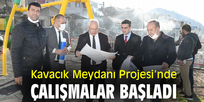 Kavacık Meydanı Projesi’nde çalışmalar başladı