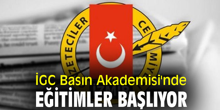 İGC Basın Akademisi'nde eğitimler başlıyor