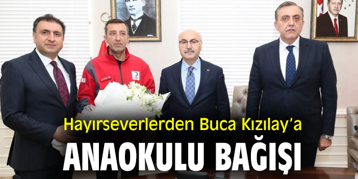Hayırseverlerden Buca Kızılay’a anaokulu bağışı