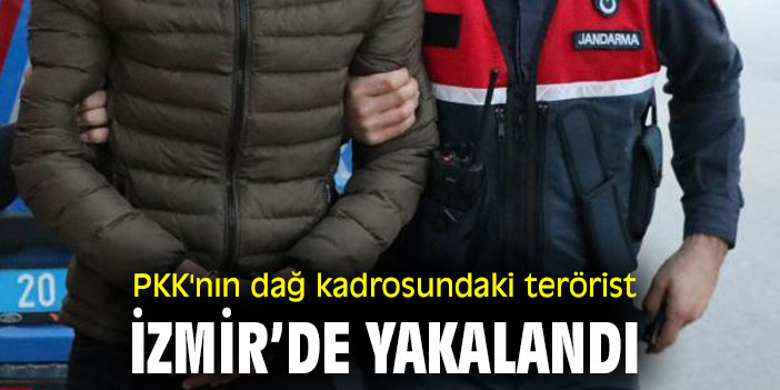 PKK'nın dağ kadrosundaki terörist İzmir’de yakalandı