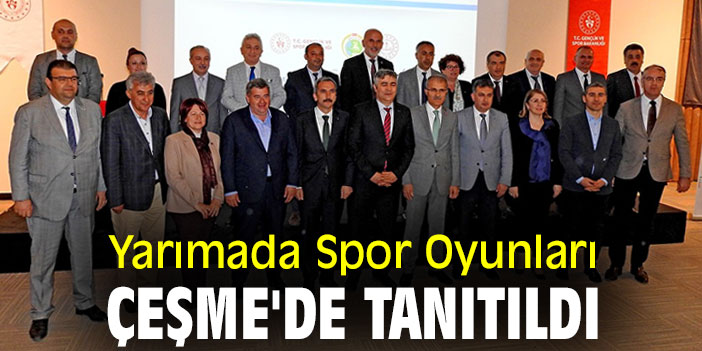 Yarımada Spor Oyunları, Çeşme'de tanıtıldı