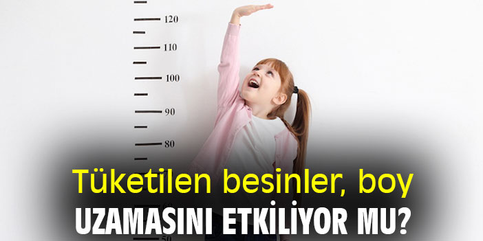 Çocuklarda boy uzaması için tüketilen besinlere dikkat